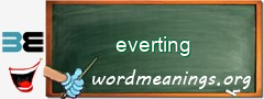 WordMeaning blackboard for everting